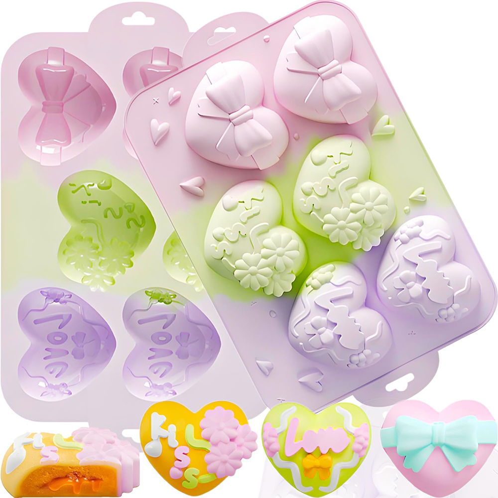 Gummy Candy - Heart Silicone Molds Chocolate Valentine's Day