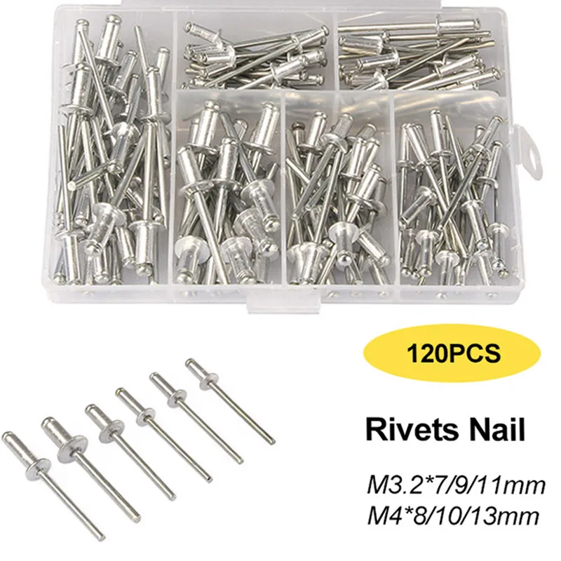 120Pcs Rivets / Heavy Duty Riv - Nuts Mix 评论和价格