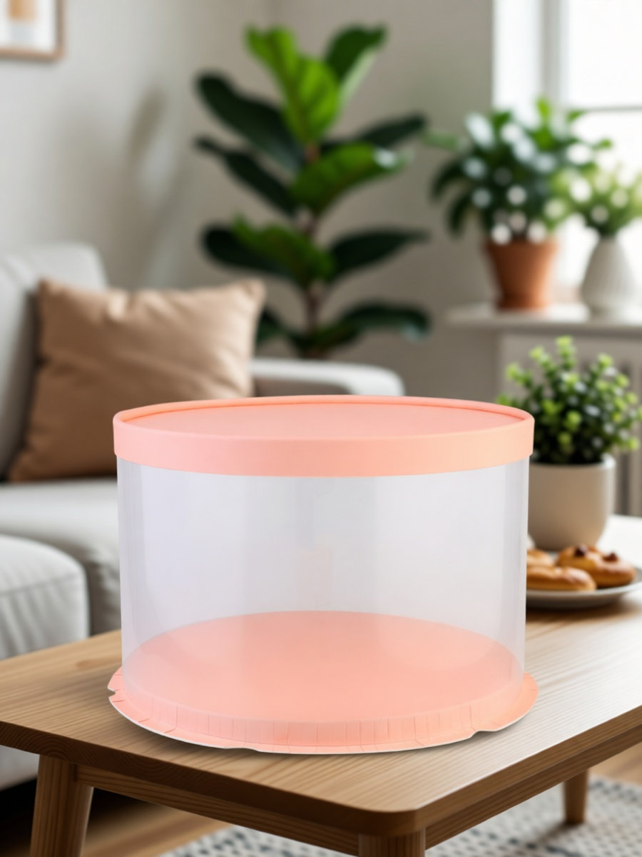 1Pcs Cake Box Paper Lid Plasti - Cookies Pack 评论和价格