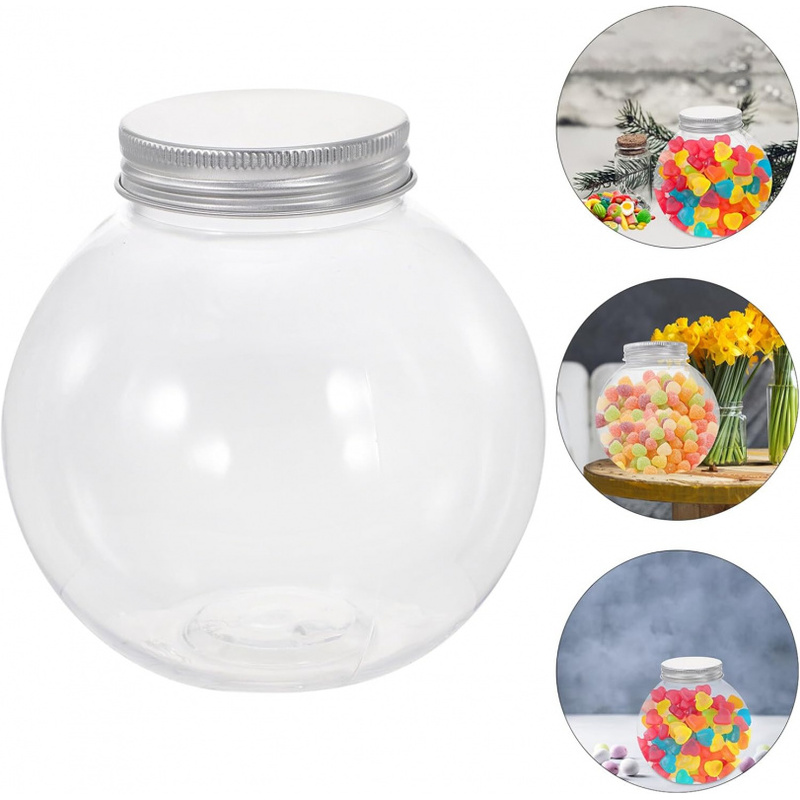 10/20Pcs Spherical Plastic Can - Chocolate Snack 评论和价格