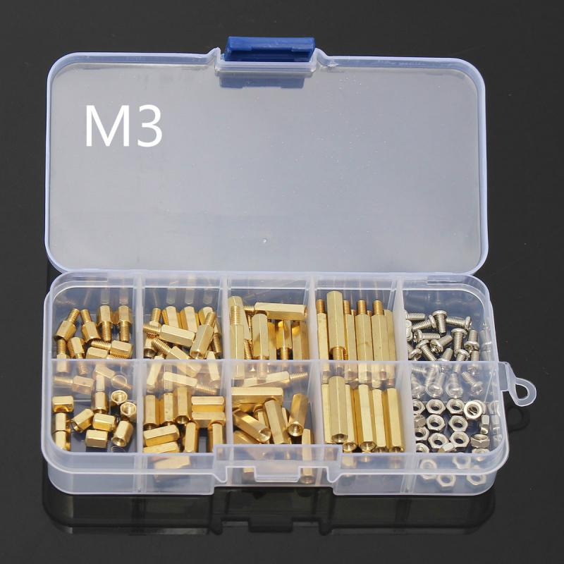 120pcs M3 Male Female Brass He - Nuts Mix 评论和价格