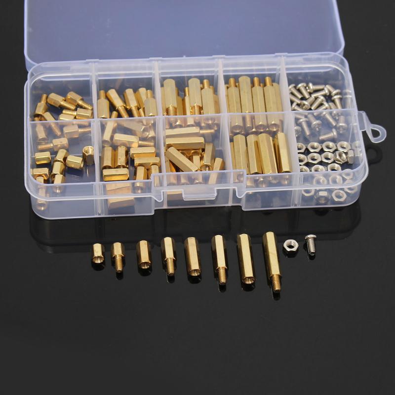 120pcs M3 Male Female Brass He - Nuts Mix 评论和价格