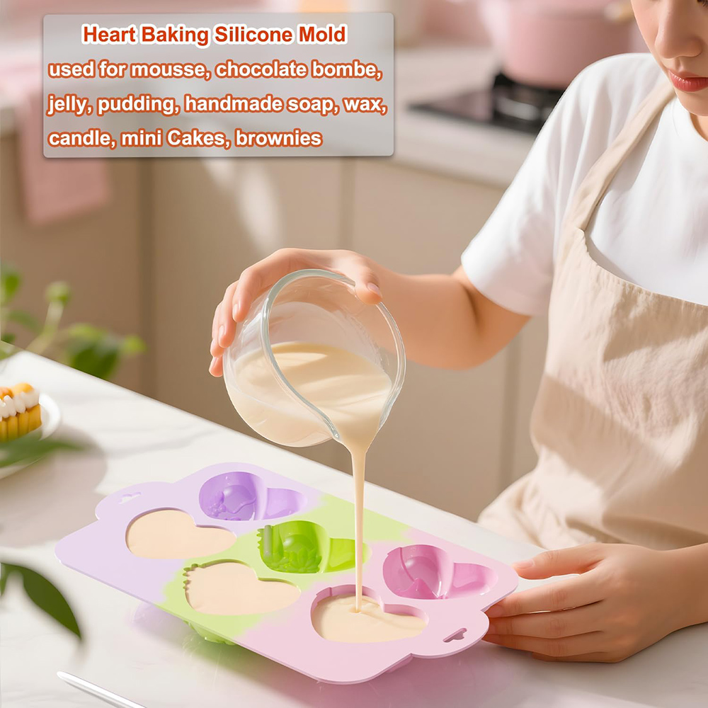 Heart Silicone Molds Chocolate - Gummy Candy 评论和价格