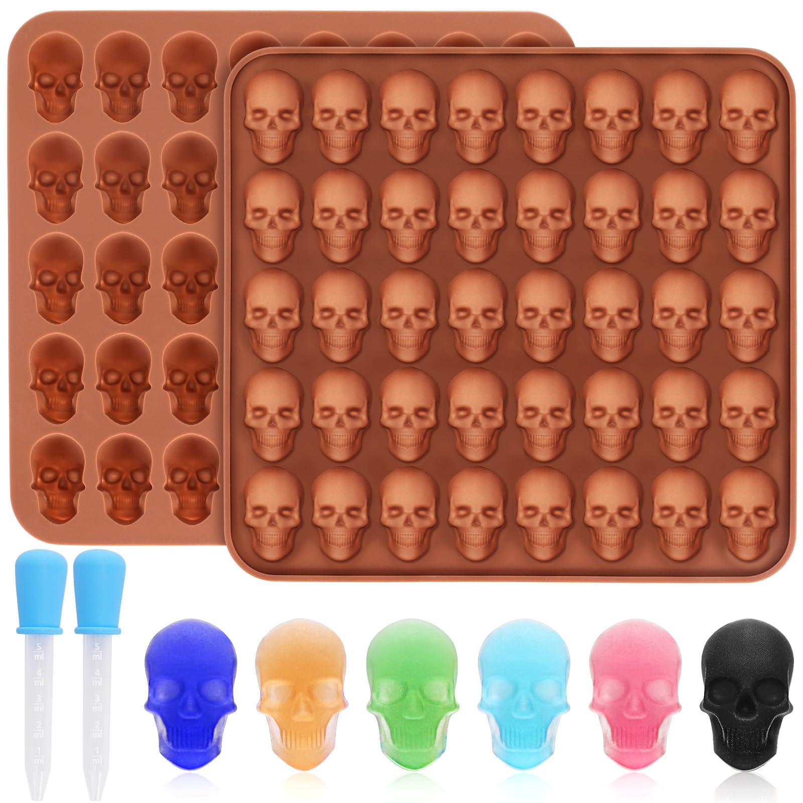 1-2 Pack Mini Skull Gummie Cho - Gummy Candy 评论和价格