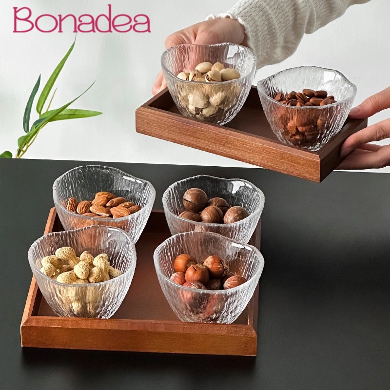 Clear Glass Cups Divided Nut T - Dried Fruit 评论和价格
