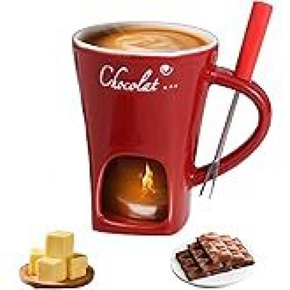 Ceramic Chocolate Fondue Mug C - Chocolate Snack 评论和价格