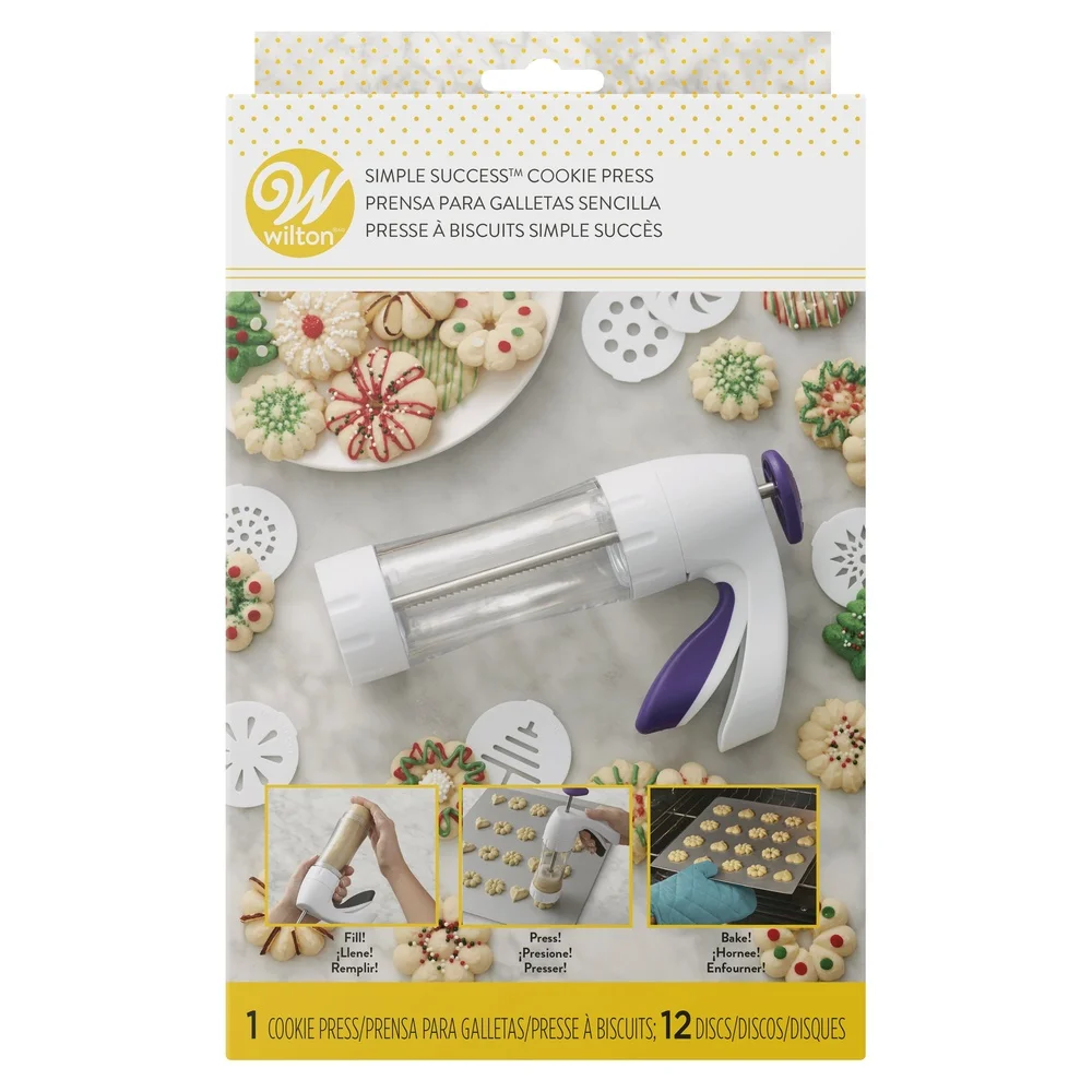 Ergonomic Cookie Press 13-Piec - Cookies Pack 评论和价格