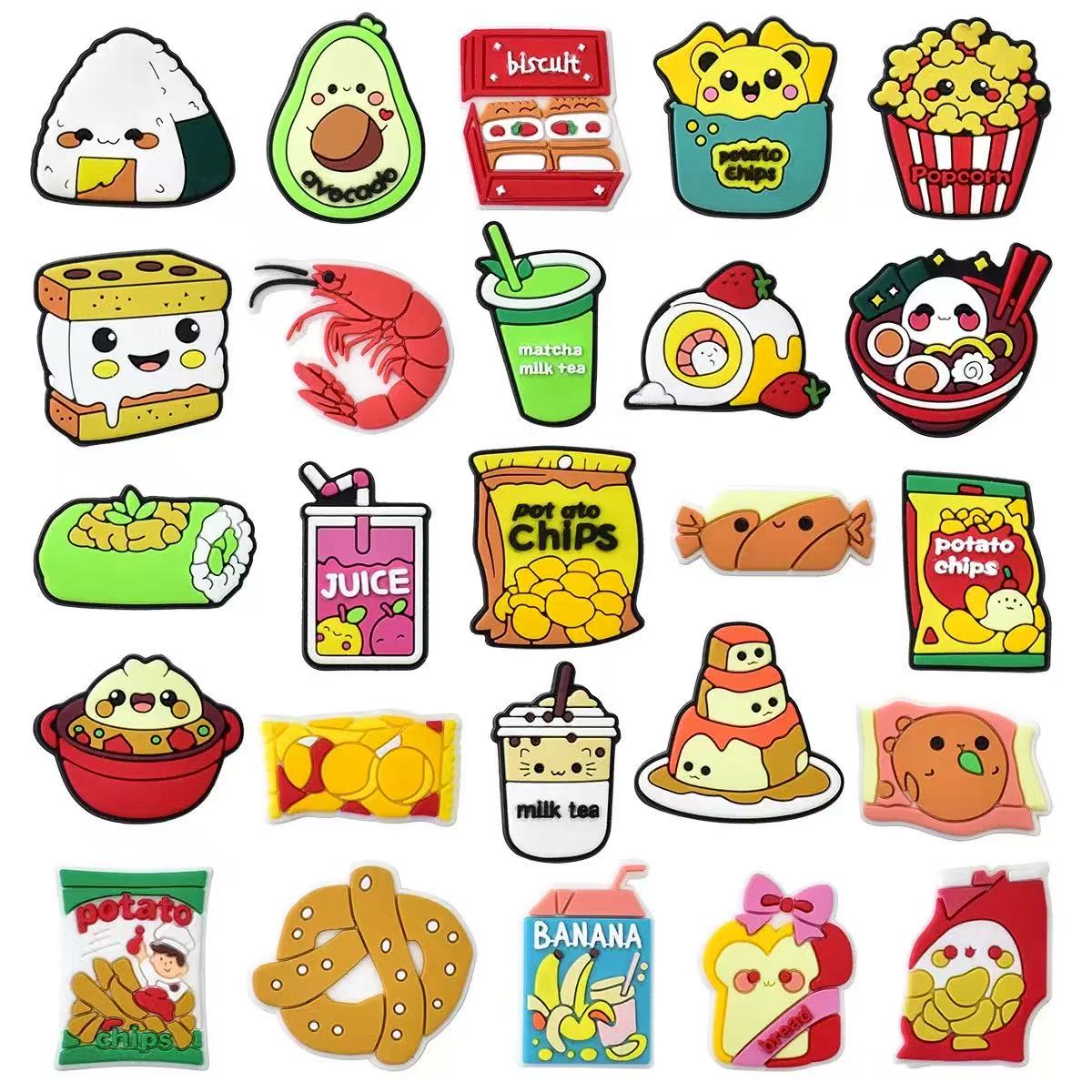 25-100pcs Mixed Food Series Sh - Food Snacks Drinks 评论和价格