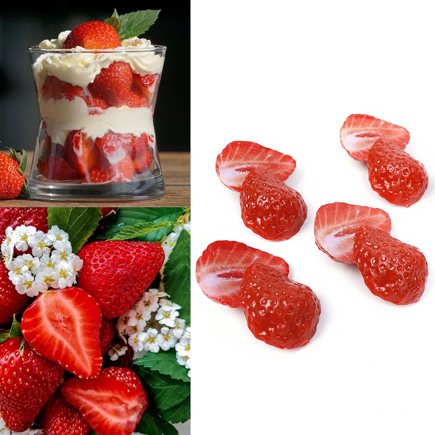 Artificial strawberry petals,  - Chocolate Snack 评论和价格