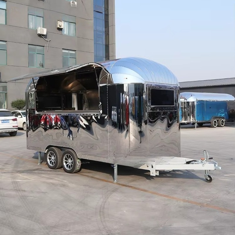 Food Truck Trailer Mobile Ice  - Popcorn 评论和价格