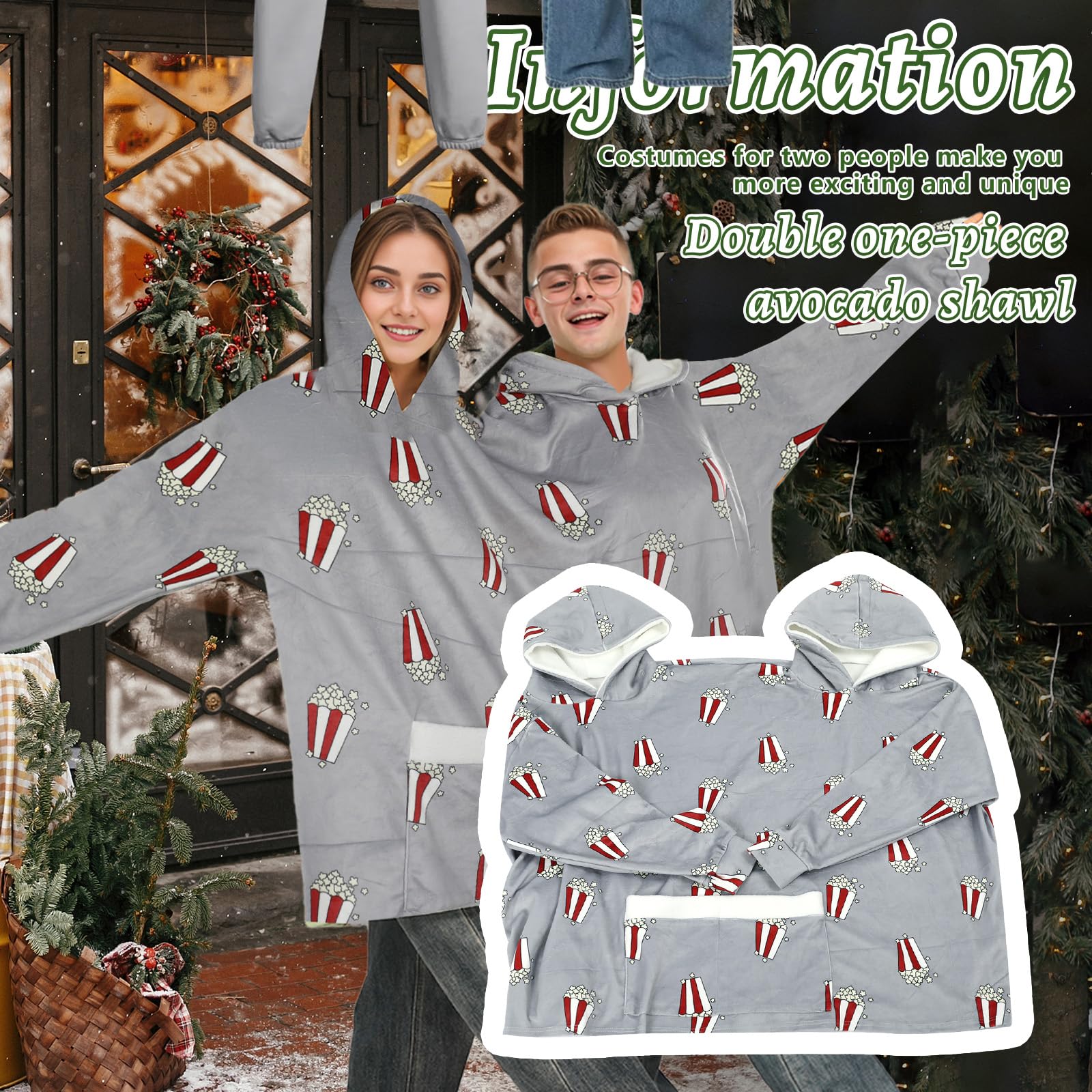 Popcorn Print Matching Couples - Popcorn 评论和价格