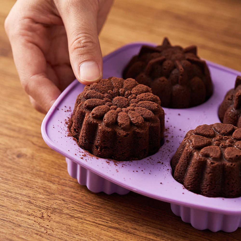 BPA Free 4-Hole Flower Shaped  - Healthy Snacks Food 评论和价格