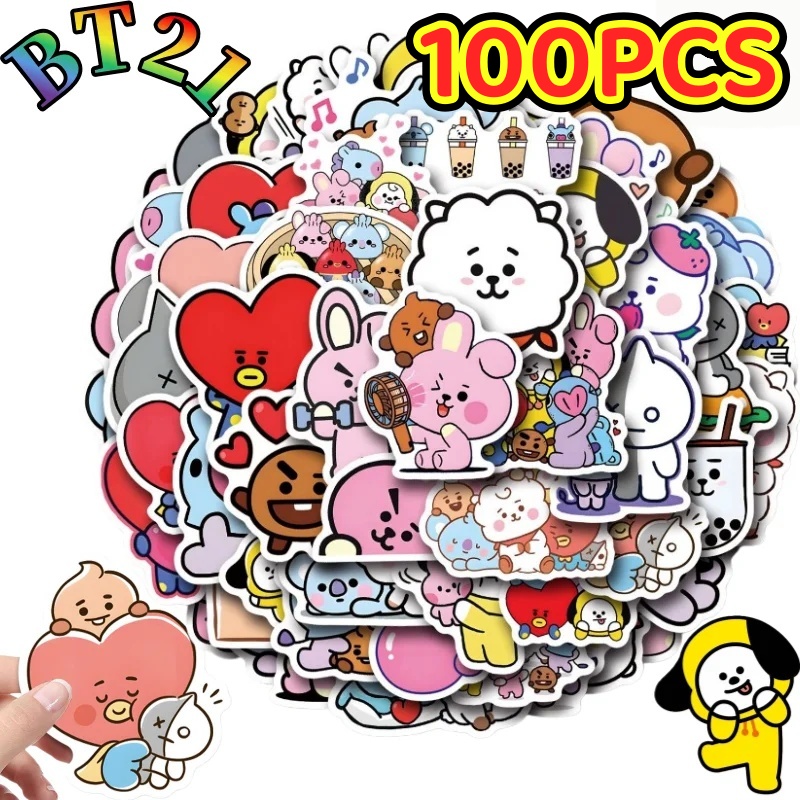 55/110PCS BT21 Chimmy Cooky ko - Cookies Pack 评论和价格