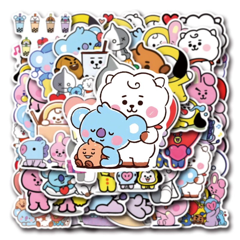 55/110PCS BT21 Chimmy Cooky ko - Cookies Pack 评论和价格